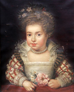  Генриетта Мария Французская носившая титул "Дочь Франции", 1611 год